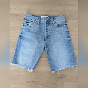 Mother Denim Shorts The Trickster Short Fray Women Size 26